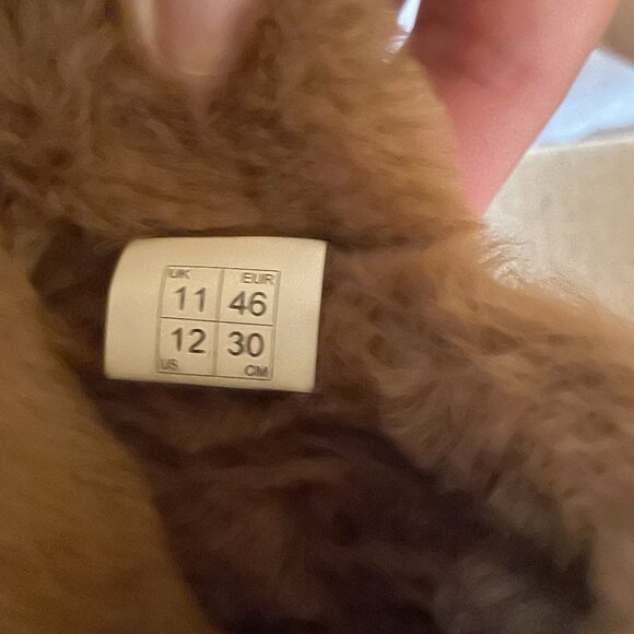 Firm. Rare Puma Tuff Mocc Jersey Slippers in Tiger's Eye. Men's 12. RUN SMALL! - Picture 6 of 12